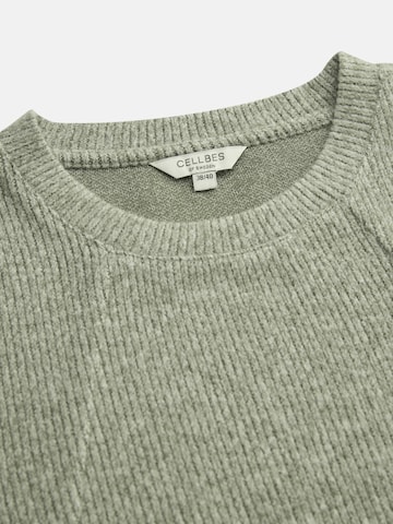 Cellbes of Sweden Gebreide jurk in Groen