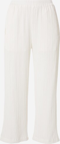 Lindex Loosefit Παντελόνι 'Bella' σε λευκό: μπροστά