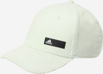 Cappello da baseball sportivo 'Corduroy Dad' di ADIDAS SPORTSWEAR in verde: frontale