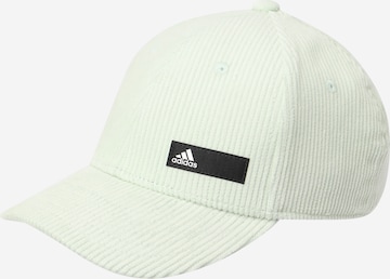 ADIDAS PERFORMANCE Athletic Cap 'Corduroy Dad' in Green: front