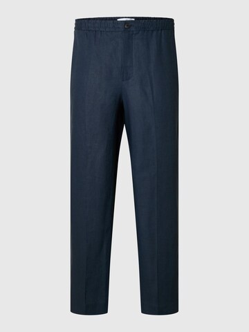 Pantalon SELECTED FEMME en bleu : devant