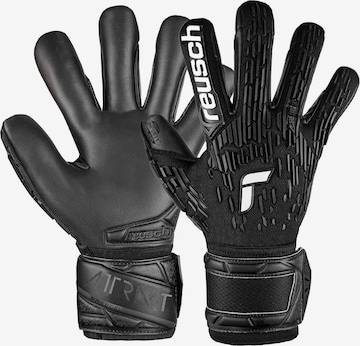 REUSCH Athletic Gloves 'Attrakt Freegel Infinity' in Black: front