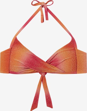 CALZEDONIA Bandeau Bikinitop in Orange: predná strana