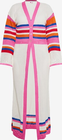 IZIA Knit Cardigan in Pink: front