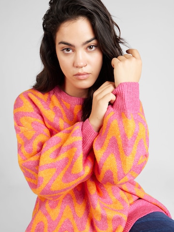 ONLY Carmakoma - Pullover 'GEORGINA' em rosa