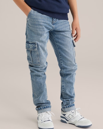 Regular Jean WE Fashion en bleu : devant