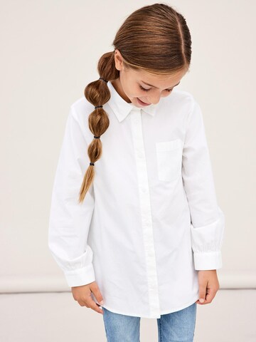 Regular fit Camicia da donna 'Befred' di NAME IT in bianco: frontale