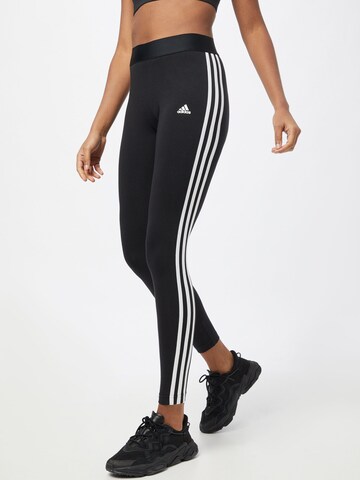 ADIDAS SPORTSWEAR Skinny Urheiluhousut 'Essential' värissä musta: edessä