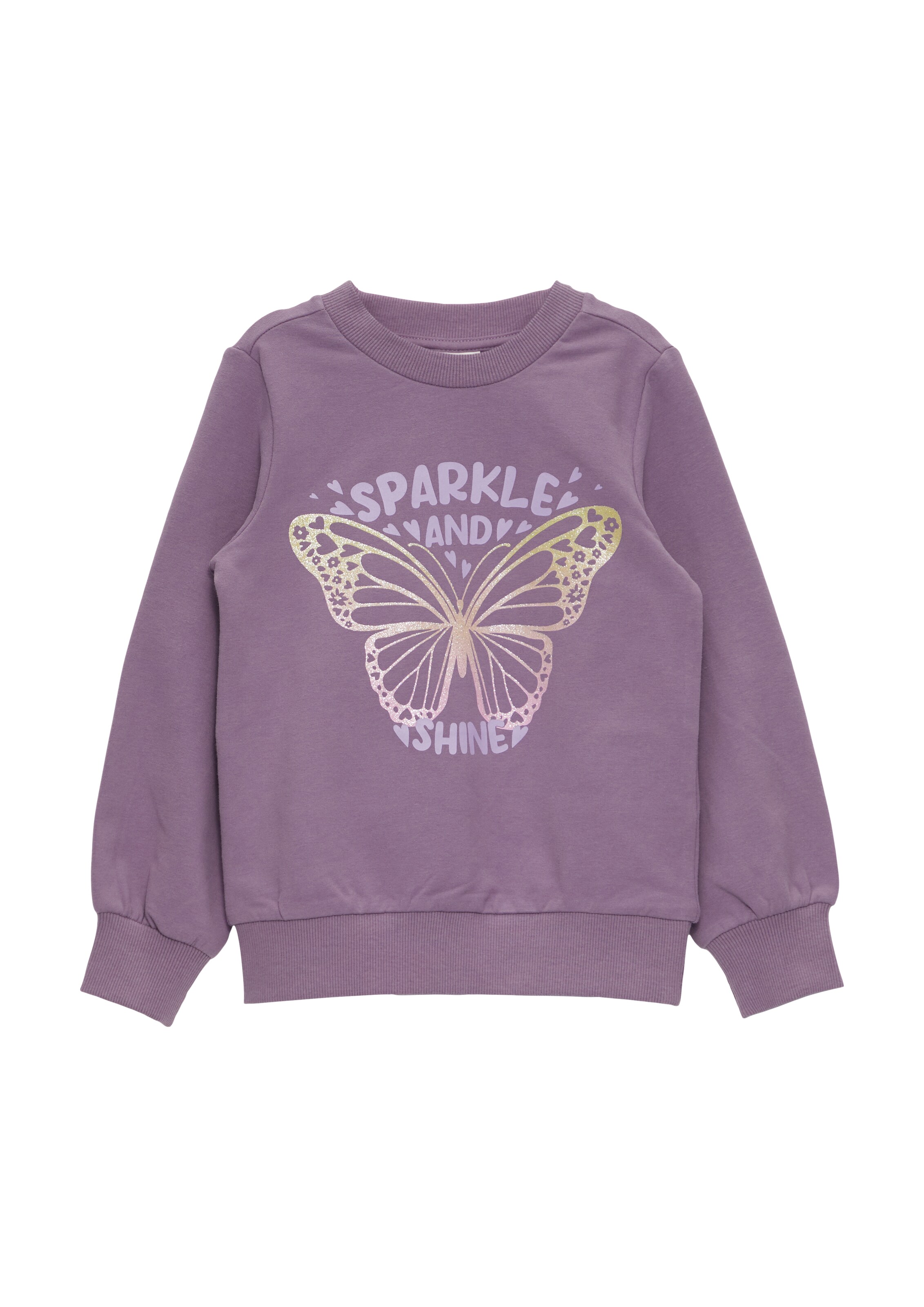 s.Oliver Sweatshirt in Lila: Vorderseite