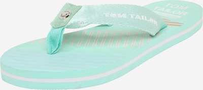 TOM TAILOR Séparateur d'orteils en menthe / blanc, Vue avec produit