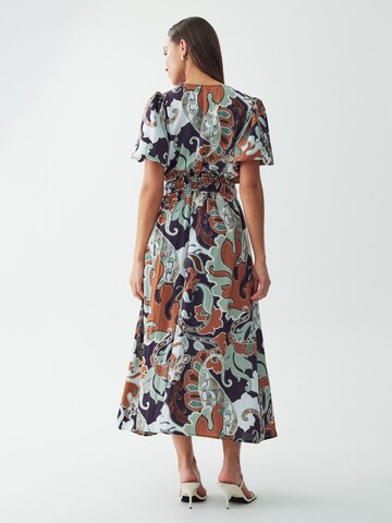 Robe 'Jase' Willa en bleu : derrière