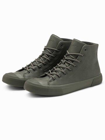 Ombre High-top trainers in Green