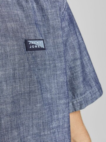 JACK & JONES Regular fit Button Up Shirt 'Portland' in Blue