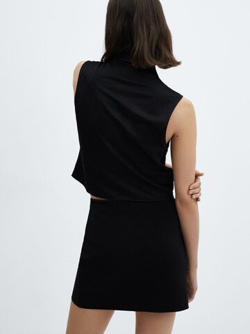 MANGO Vest 'CINTIA' in Black