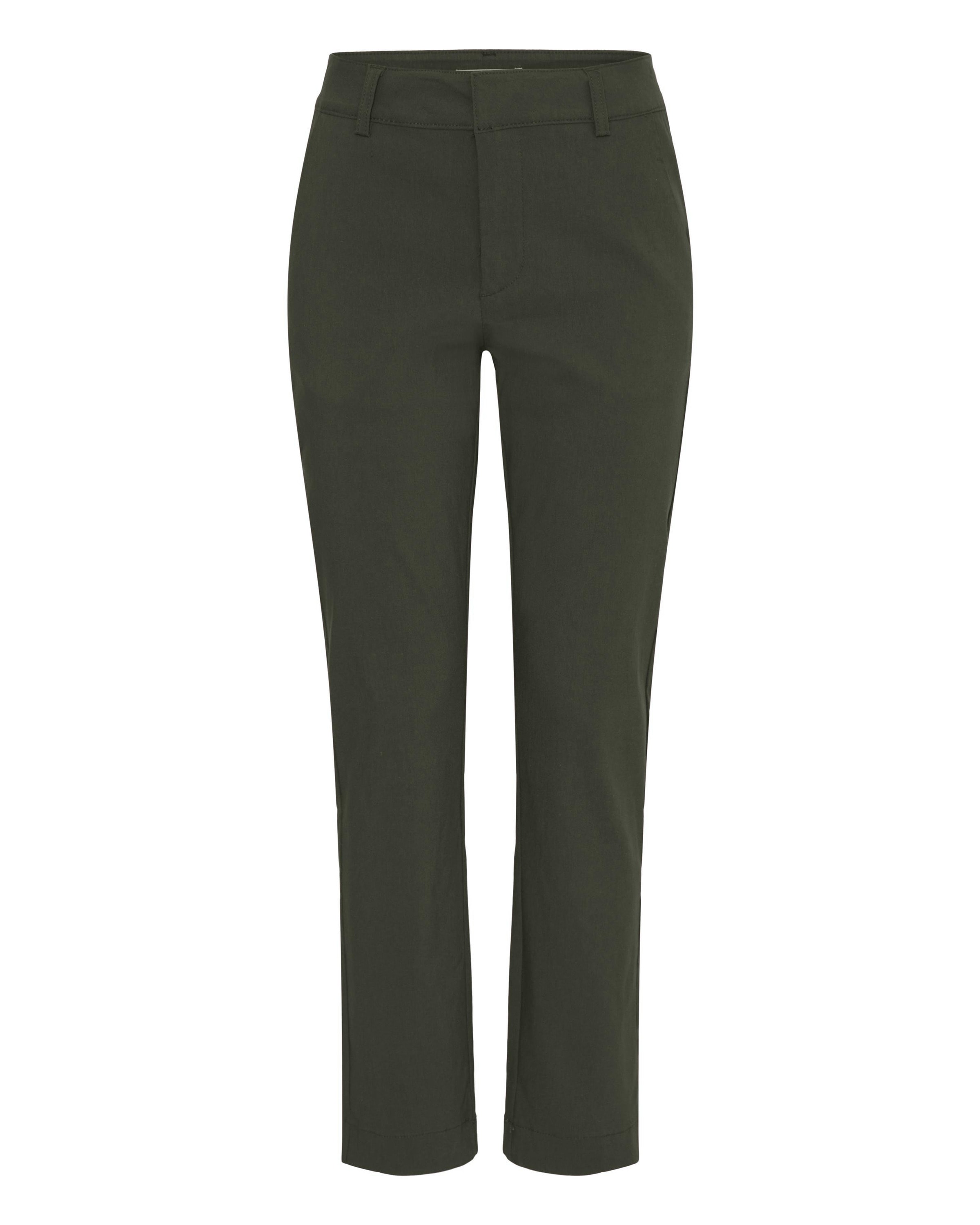 b.young Slimfit Chino kalhoty 'BYDixi' – zelená: přední strana