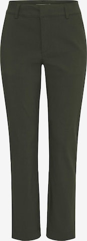 b.young Slimfit Chino kalhoty 'BYDixi' – zelená: přední strana