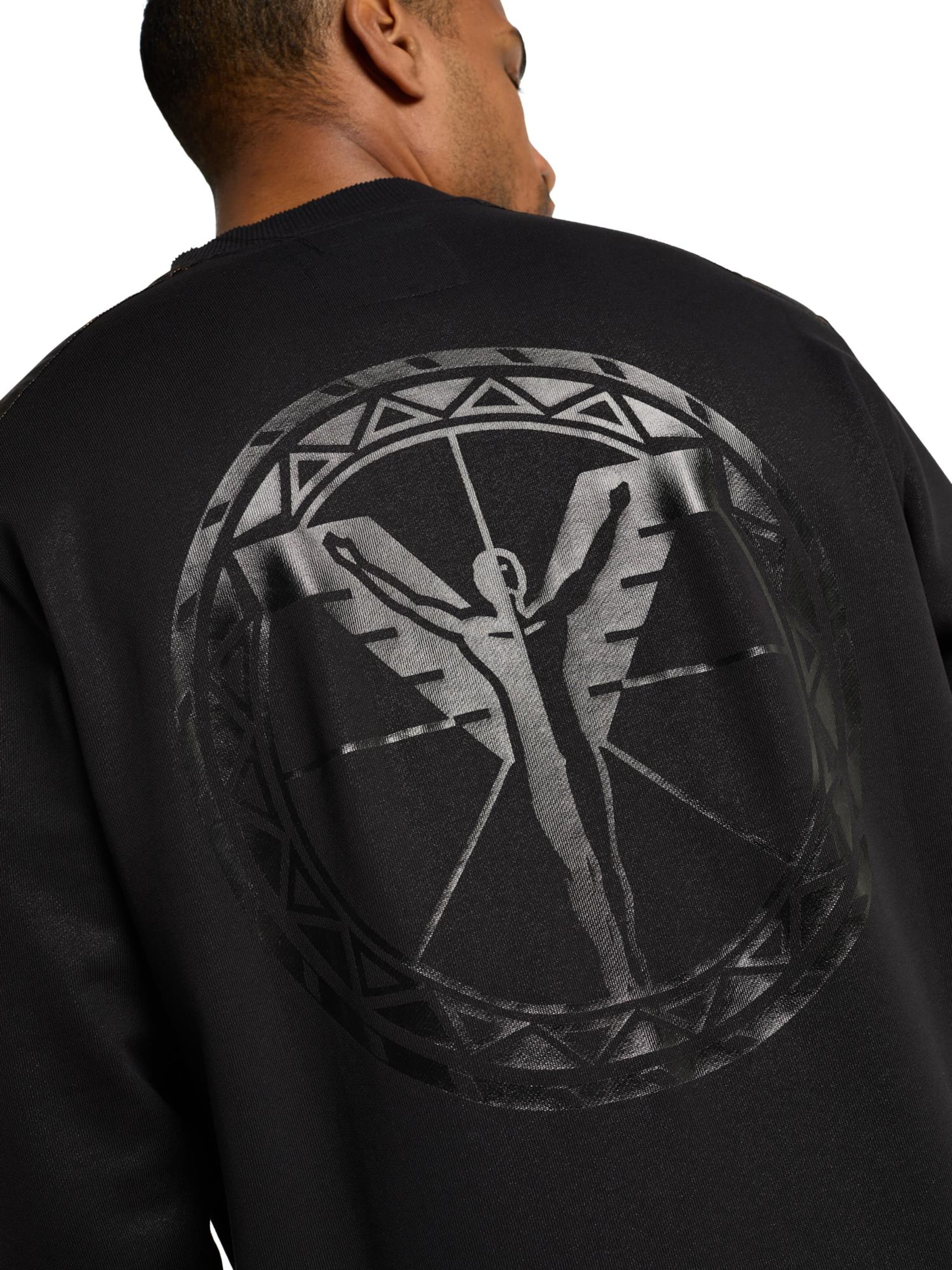 Sweat-shirt 'Dapunt' Carlo Colucci en noir