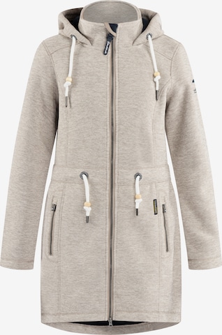 Schmuddelwedda Fleece jacket in Beige: front