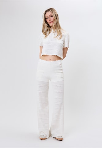 Cardigan OH APRIL en blanc