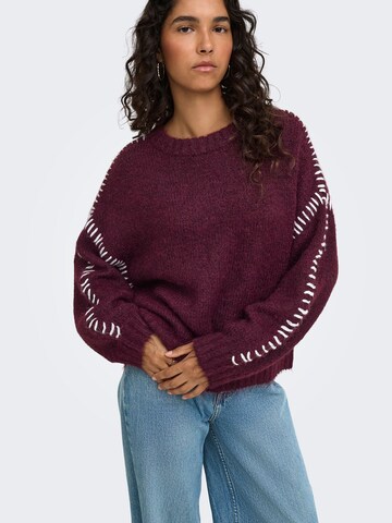 Pull-over 'JDYZoey' JDY en rouge