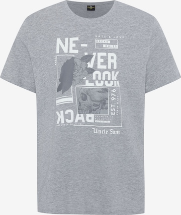 UNCLE SAM Shirt in Grey: front