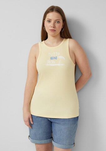 QS Shirt in Geel
