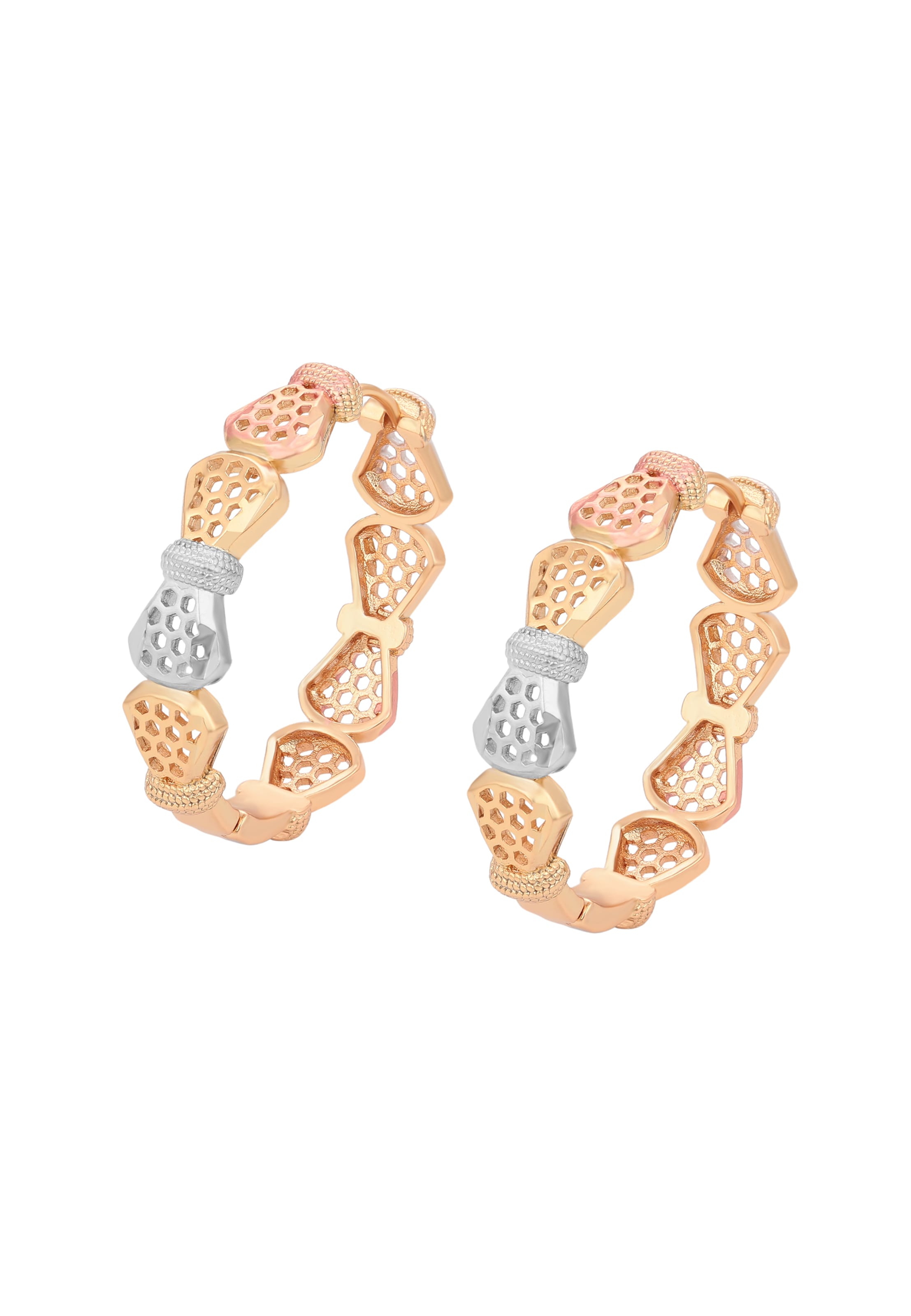 BRAELYN - Pendientes en oro: frente