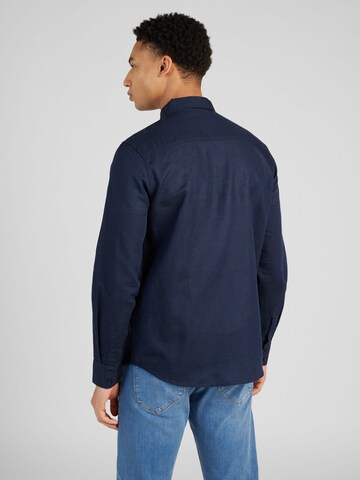 MEXX Regular fit Button Up Shirt 'CALEB' in Blue