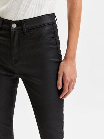 SELECTED FEMME Skinny Jeggings 'Gaiamaya' in Schwarz