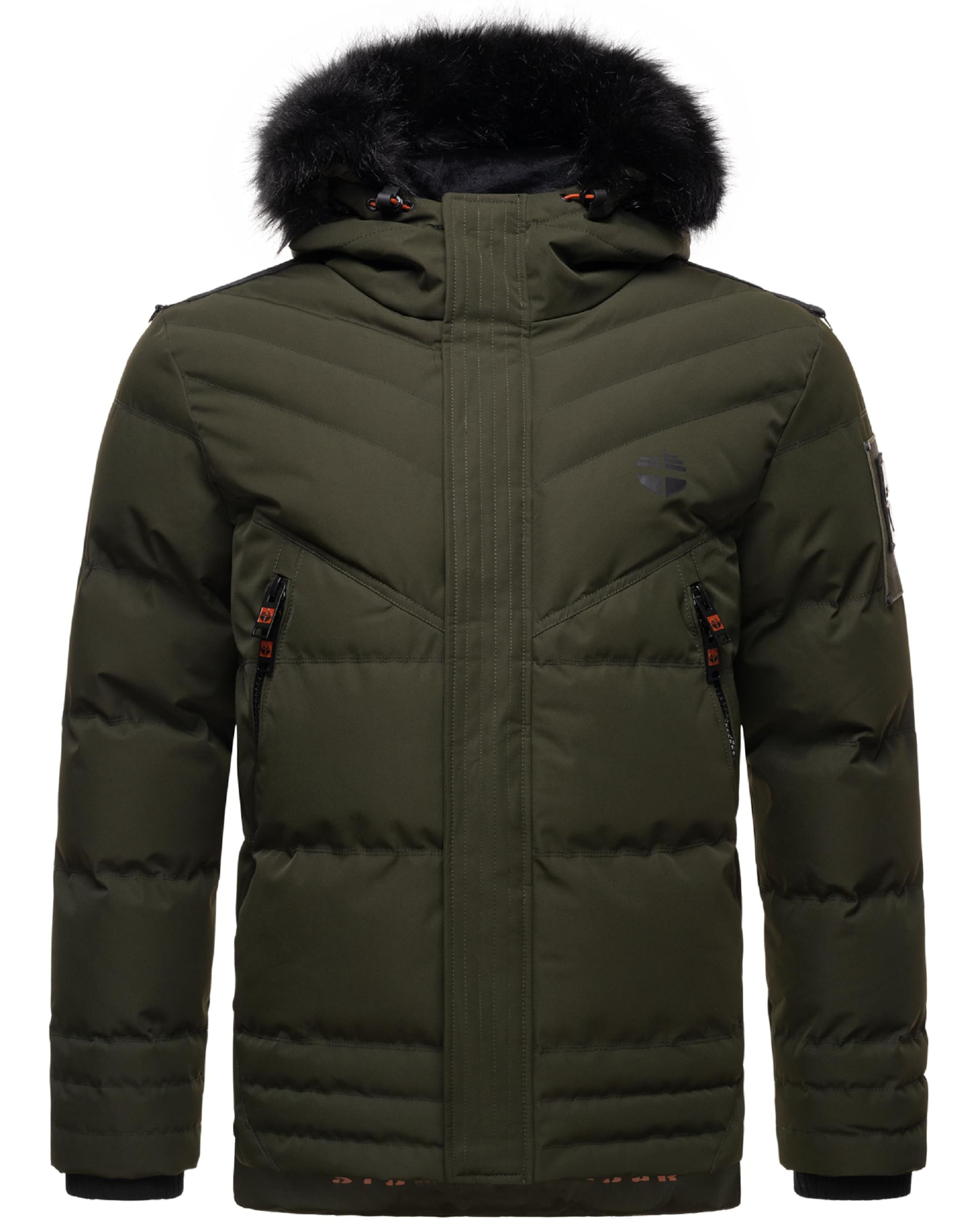 STONE HARBOUR - Chaqueta de invierno 'Romaan' en verde: frente