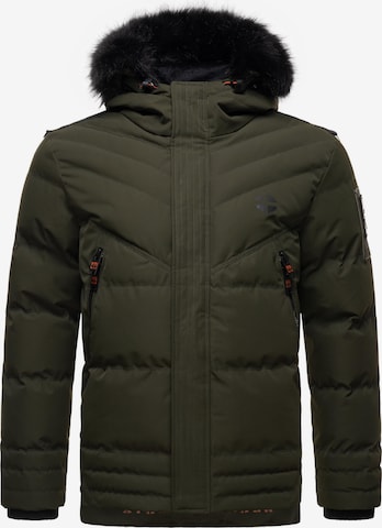 STONE HARBOUR Winter jacket 'Romaan' in Green: front