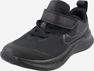 NIKE Athletic Shoes 'Star Runner 3' in Black: front