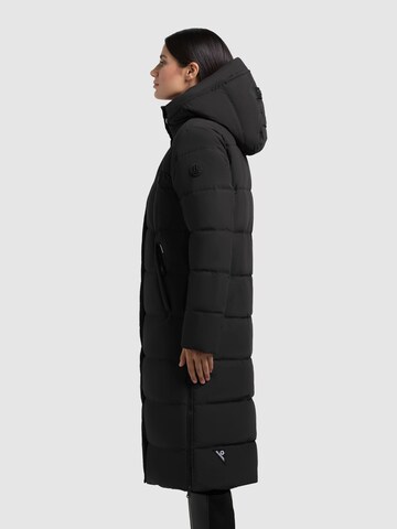 khujo Winter Jacket 'Inda' in Black