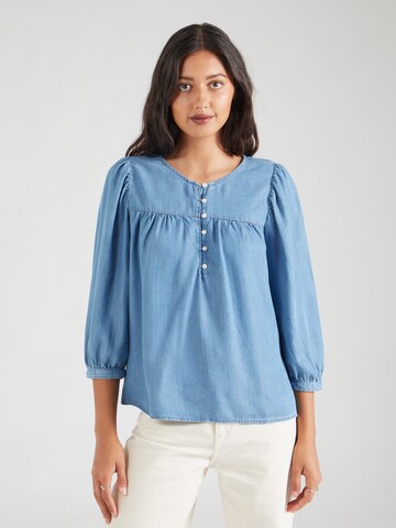 LEVI'S ® Bluse 'Halsey 3/4 Slv Blouse' in Blau: Vorderseite