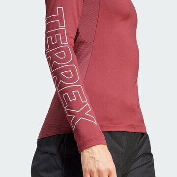 ADIDAS TERREX Functioneel shirt 'Xperior' in Rood