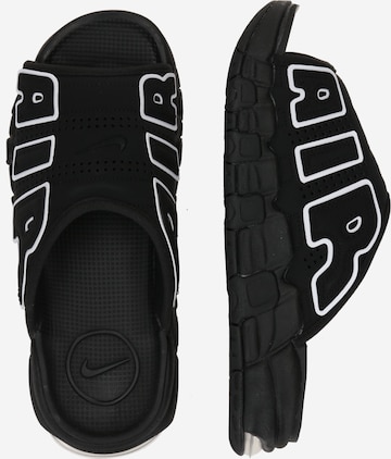 Nike Sportswear - Sapato aberto 'AIR MORE UPTEMPO SLIDE' em preto