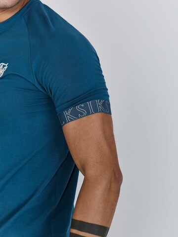 SikSilk T-Shirt in Blau
