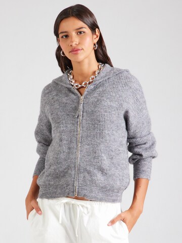 BONOBO Knit cardigan 'GILCAPUF' in Grey: front