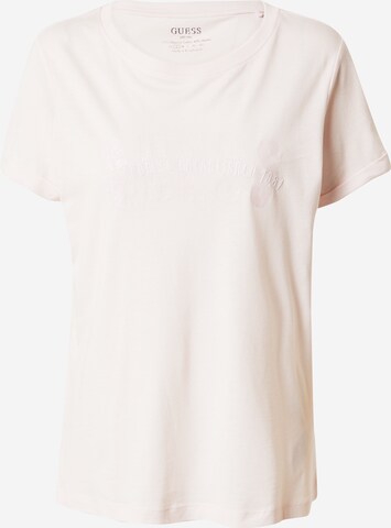 GUESS T-Shirt 'AGATA' in Pink: predná strana