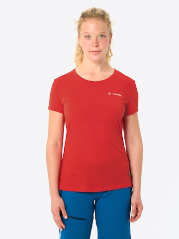 VAUDE Performance shirt 'Sveit' in Red: front
