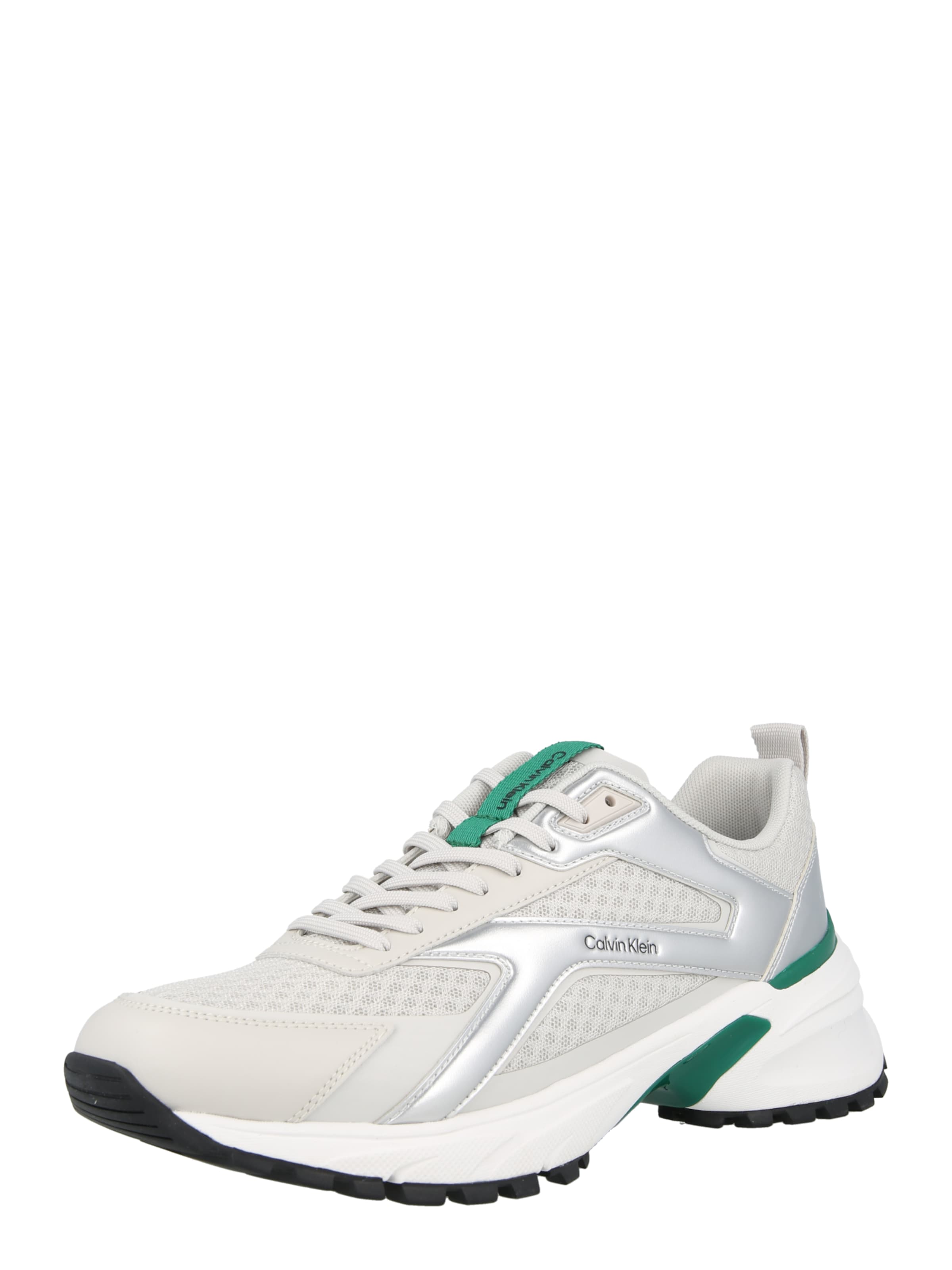 Baskets basses 'HIKE RUNNER' Calvin Klein en blanc : devant
