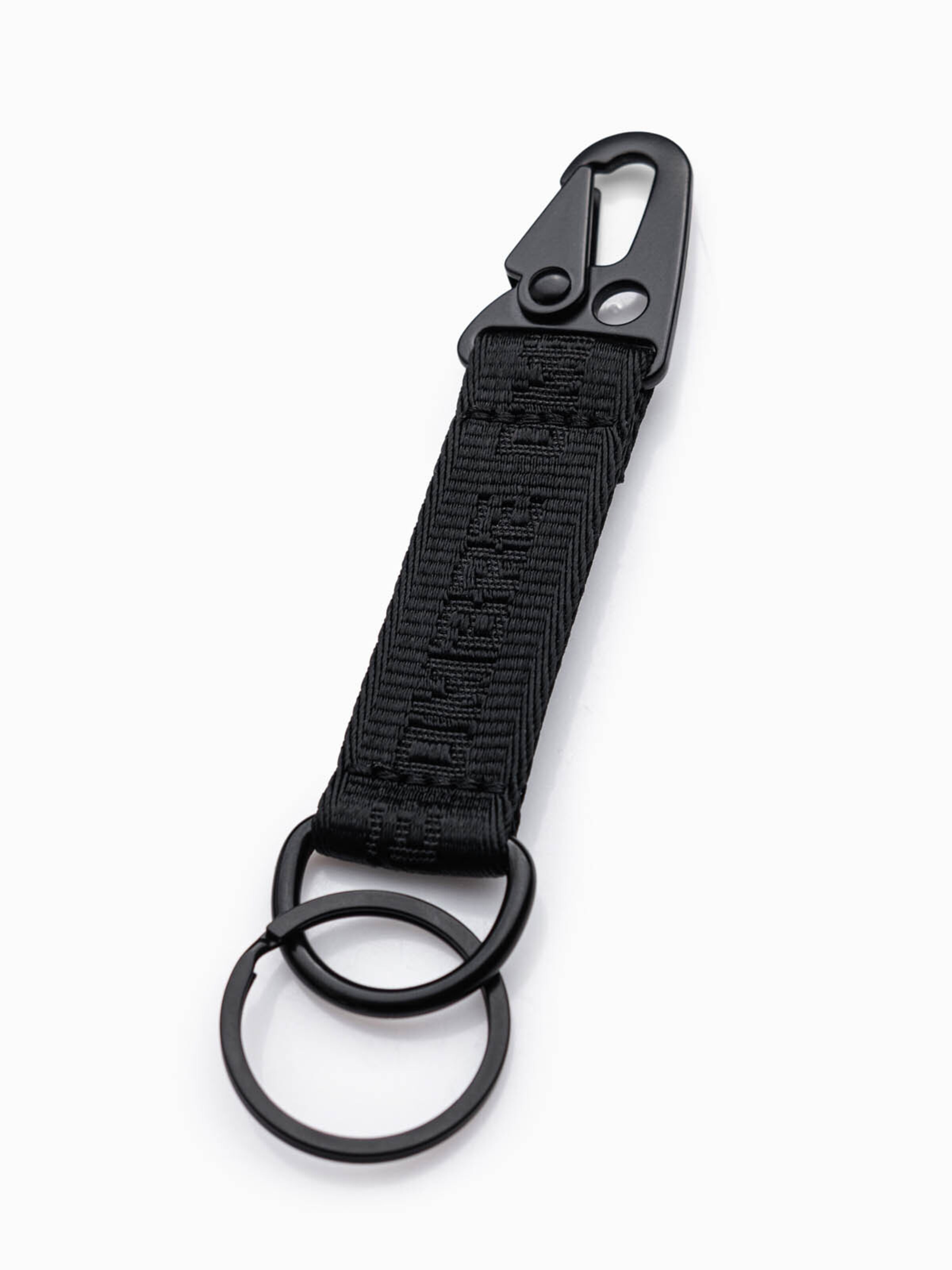 Ombre Key Ring in Black: front