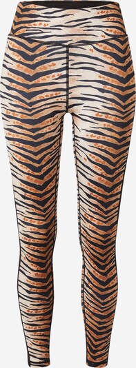 DELICATELOVE Sporthose 'NADI' in beige / cognac / schwarz, Produktansicht