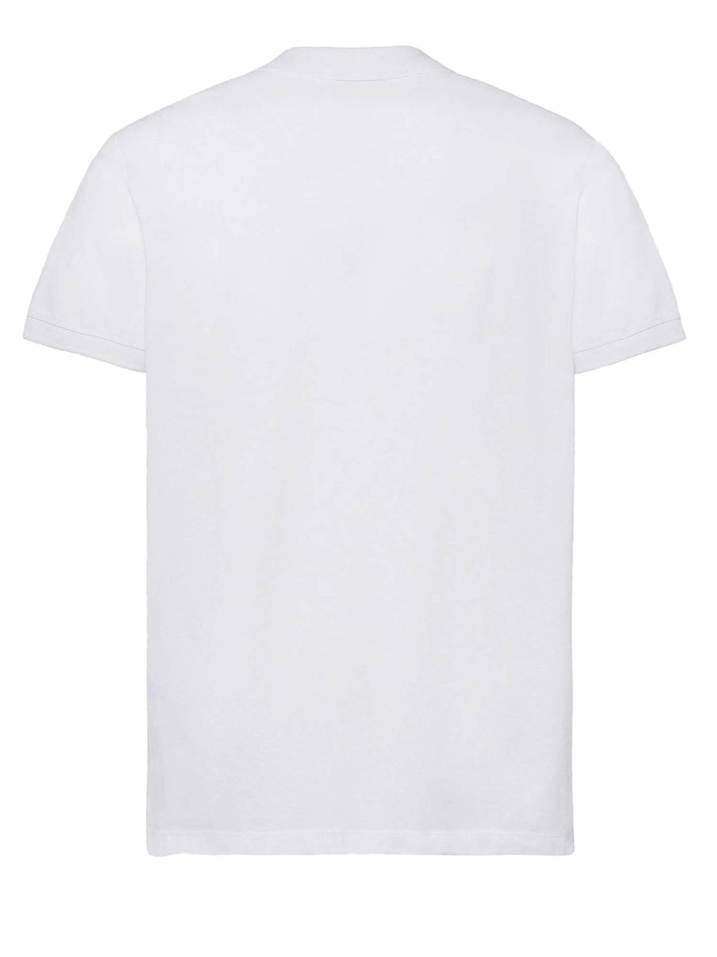 DIESEL Shirt 'T-WEET-SPLIT' in Wit