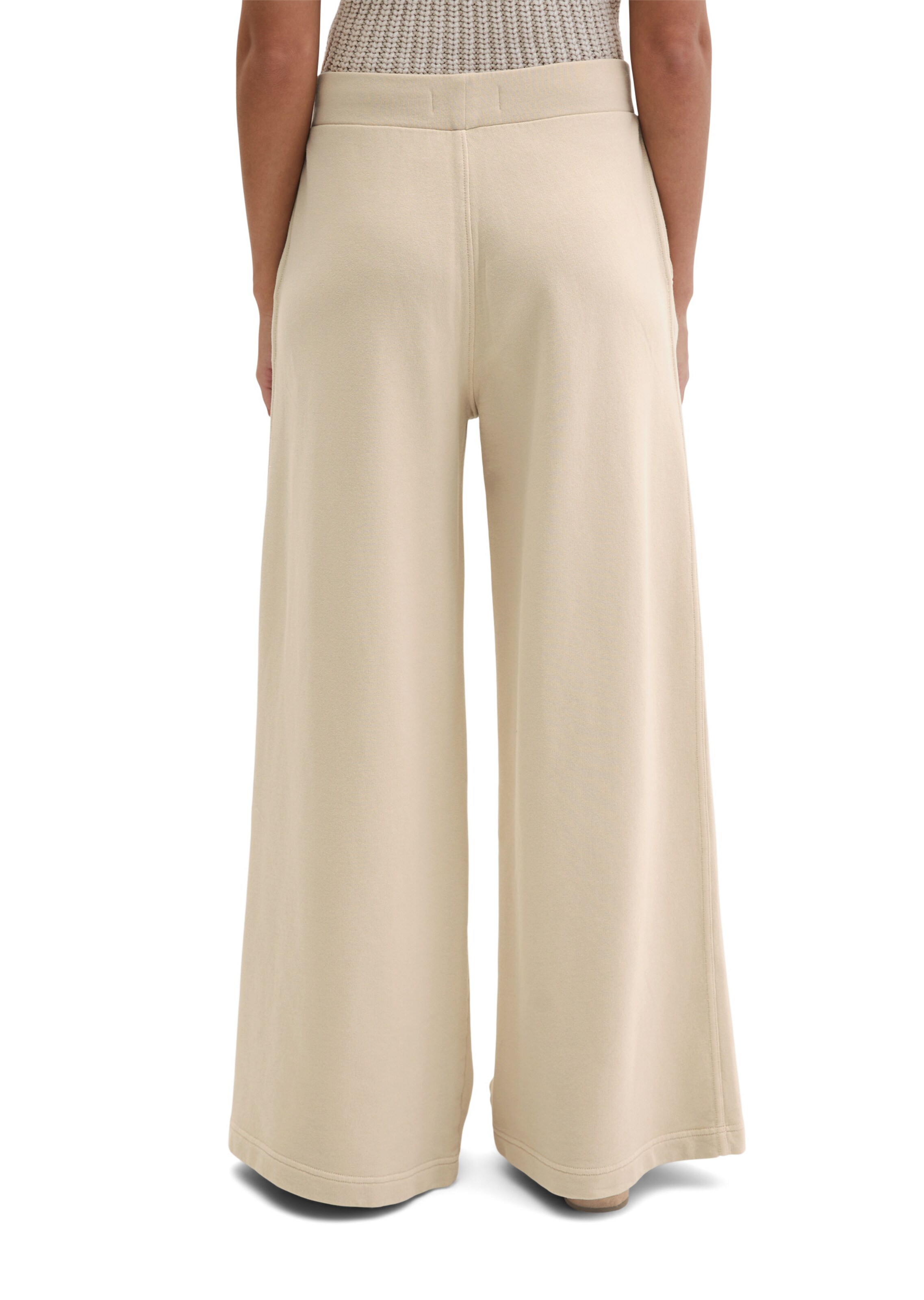 Marc O'Polo Wide Leg Hose in Beige