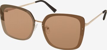 Urban Classics Sunglasses 'December' in Gold: front