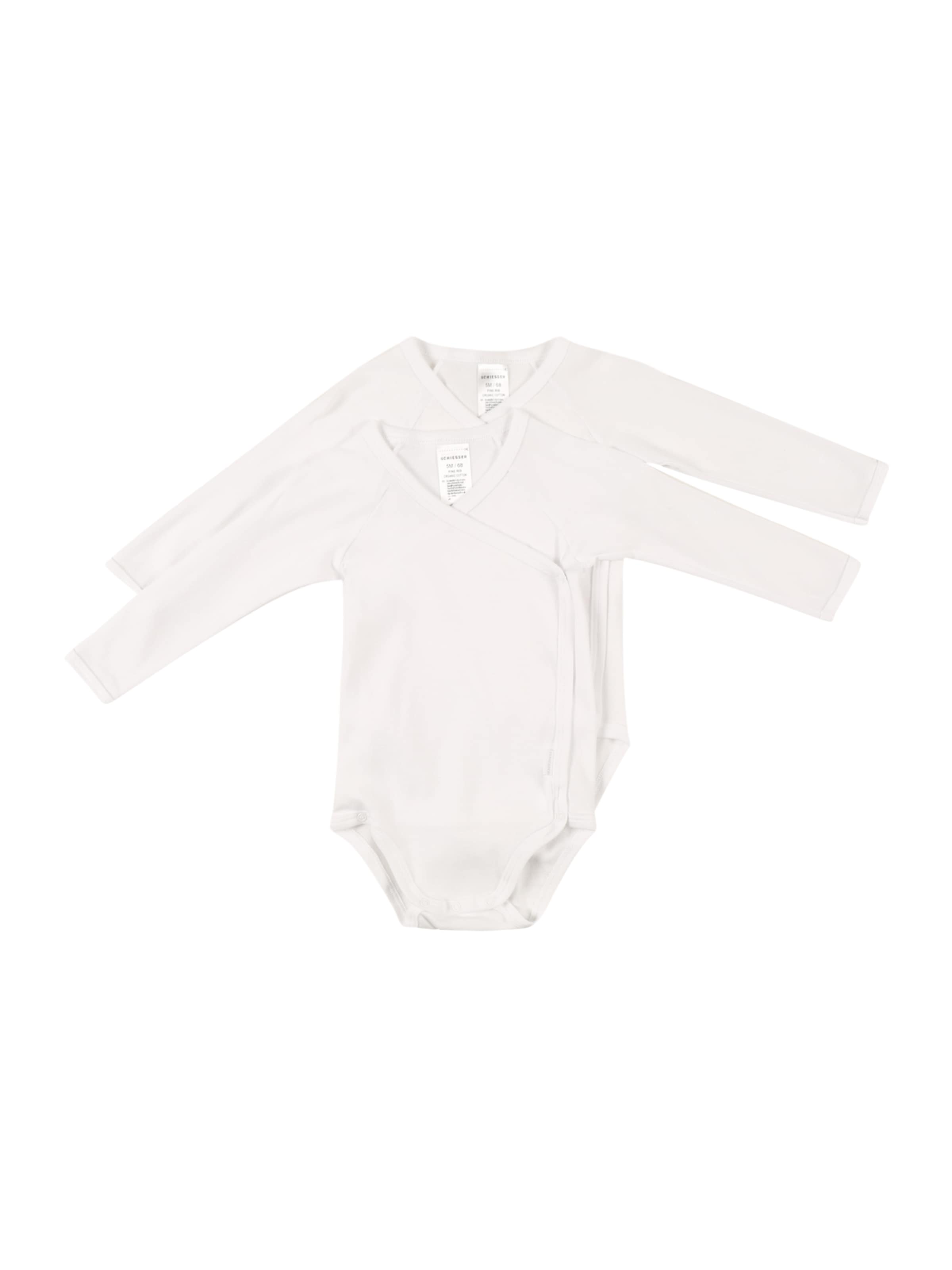 SCHIESSER Potkuhousut/body ' Original Classics ' värissä valkoinen: etupuoli