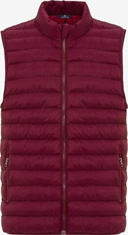 Jimmy Sanders Bodywarmer in Rood: voorkant