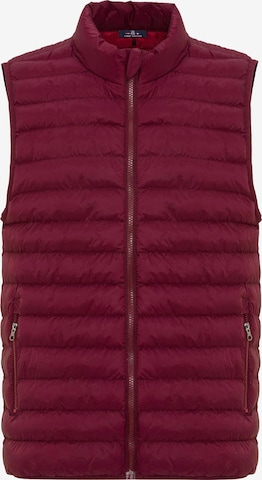 Jimmy Sanders Bodywarmer in Rood: voorkant