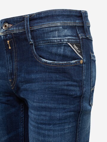 REPLAY Skinny Jeans 'ANBASS' in Blue